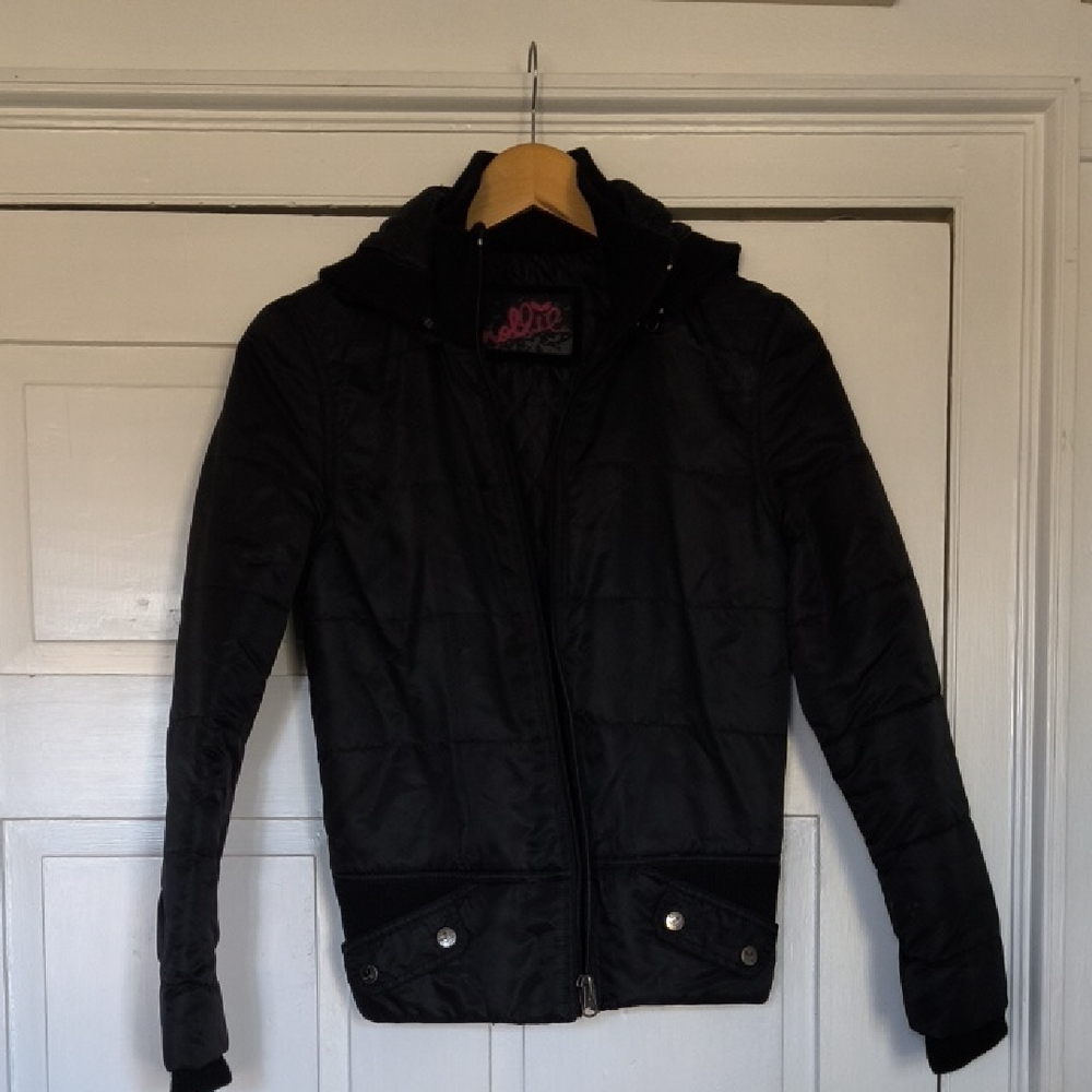 Nollie nylon hooded jacket
